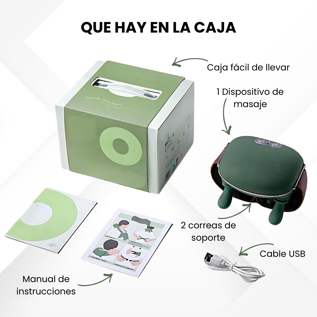 Masajeador portátil para alivio muscular