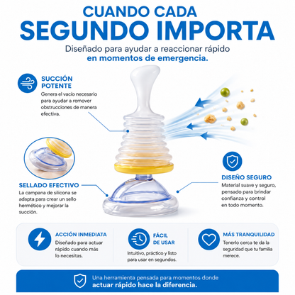 VitalSafe™ Dispositivo de desobstrucción